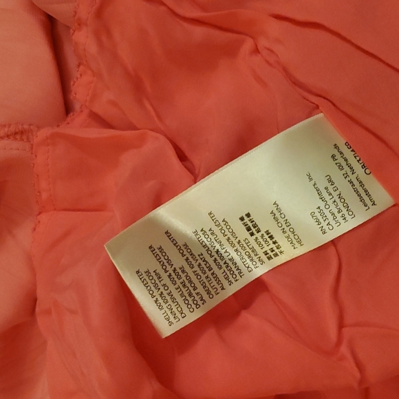 Anthropologie Ruched Slip Dress- Raspberry - Picture 8 of 10